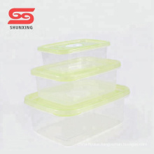 Microwave 3pcs plastic takeaway food container with lid